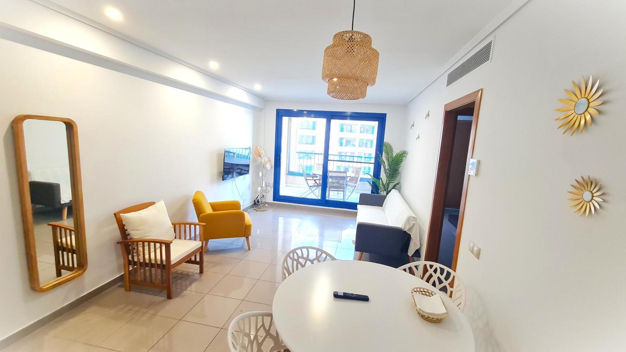 Beach Valencia Luxury D15-9 Apartment With Terrace And Sea Views With Two Rooms Ngoại thất bức ảnh